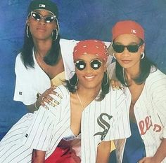 Swv 90s Outfits, 80s Hip Hop Fashion Women Outfits, Swv 90s Aesthetic, Swv 90s, Tlc Outfits 90s Ideas, 90s Female Rappers, 90s Rnb Fashion, Tlc Outfits 90s, 90s Hiphop Fashion