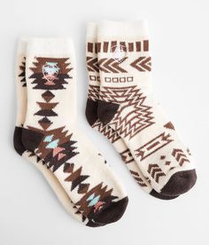 Ariat 2 Pack Cozy Aloe Socks - Brown/Cream , Women's Desertsand Shop more: Super Soft Printed crew socks Double layer with Aloe Vera treated inner layer for skin wellness Comfortable flat toe seams Fits sizes 6-10. 43% Nylon 42% Acrylic 14% Polyester 1% Elastane. Machine wash cold with like colors. Do not bleach. Tumble dry low. Apparel & Accessories Western Things For Women, Western Gifts Women, Cowgirl Socks, Womens Socks Fashion, Western Socks, Aloe Socks, Wing Tattoo, Sweet 16 Gifts