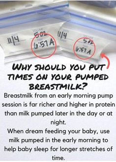 an ad for breast milk with instructions on how to use it