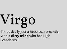 the words virgo written in black and white on a gray background with an image of a