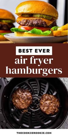 the best ever air fryer hamburgers