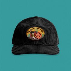 Just slow down and enjoy the ride. :) Embroidered directly onto sturdy canvas, then machine sewn onto a super soft corduroy hat, that's sure to become your new favorite. Please note: these hats are somewhere in between a flat bill and a curved bill. The brim can bend quite a bit to suite your preference. Hat specs: Lower profile, unstructured six panel Adjustable fastener with metal clasp, tonal under-peak lining Mid weight Flat Peak 100% cotton One size fits all I understand that it's hard to k Flat Bill Hat, Masc Fashion, Corduroy Hat, Hat Fits, Enjoy The Ride, Birthday List, I Understand, Cool Hats, It's Hard