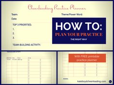 a checkbook with the words how to plan your practice in red, white and blue