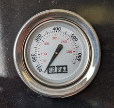 a close up of a thermometer on a table