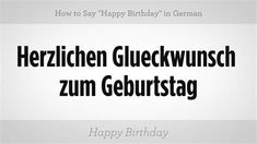 happy birthday card with german text in black and white on a grey background stock photo