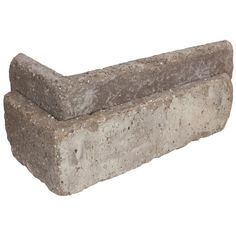 a stone bench made out of cement on a white background with clipping for text