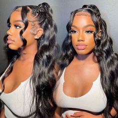 Unlock Your Inner Stylist: Easy Hairstyle Tutorials for Beginners Full Lace Wig Human Hair, Brazilian Hair Wigs, Long Hair Wigs, 360 Lace Wig, Body Wave Wig, Body Wave Hair, Lace Closure Wig, Natural Hair Color