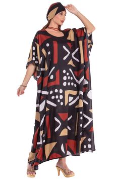 PRICES MAY VARY. Plus size kaftan cover ups for swimwear, loungewear, Casual wear, Sleepwear, Super Comfortable Beautiful African Print kaftan dress for women, Comfortably roomy gorgeous print summer maxi dress, easy to put on, Perfect for swanning breezily through the house Stylish colorful and verbiage caftans for women are comfortable and Lightweight in polyester fabric, not sheer, washes and dries easily, quickly dry!!! Length-54” Bust-54 inches (seam to seam) Width - 60 inches (Super Comfor Black Long Kaftan For Beach Season, Long Black Kaftan For Beach Season, Bohemian Black Kaftan For Loungewear, Black Long Thobe For Summer, Casual Summer Vacation Thobe, Summer Printed Brown Kaftan, Summer Brown Printed Kaftan, Black Short Sleeve Kaftan For Beachwear, Free Size Tunic Thobe For Vacation