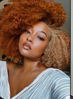 Red And Blonde Natural Hair Black Women, Ginger And Blonde Hair Color, 4c Blonde Hair, Red And Blonde Hair Color Black Women, Haircolor Idea 2024, Ginger Hair Dye Black Women, 4c Hair Color Ideas, Ginger And Blonde Hair Black Women, Ginger And White Hair