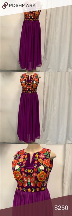 Beautiful embroidery dress 100% Authentic Mexican Shirt This Shirt is gorgeous.  Color:Purple  Size:S Materila"Manta Please check measurements to make sure is the size you need. Chest: 20” Waist: 15.5” Sholder:12” Sholder to hem:50.5” This dress can fit up to medium  Ebroidery Mexican Dress Folk Fabric Flowers Mexican Tunic Traditional Embroidery This shirt is perfect for any occasion This Shirt is meant to provide extreme comfort throughout the day The perfect gift for her MEXICANA Dresses Maxi Folk Fabric, Mexican Shirt, Mexican Shirts, Mexican Dress, Traditional Embroidery, Mexican Dresses, Authentic Mexican, Embroidery Dress, Beautiful Embroidery