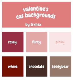 the words valentine's gas backgrounds by traxy, pinky, chocolate and white