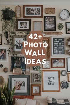 Unique Family Wall Photo Ideas for Every Space Wall Photography Ideas, Photo Collage Wall Ideas, Boho Photo Wall, Wall Layout Ideas