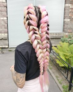 Synthetic Hairstyles, Hair Plates, Plates Ideas, Braids Plaits, Braids Color, Festival Inspo, Day Festival, Formal Hairstyles