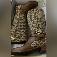 Boots Are Brand New Never Wore Them They Are A Size 7 Michael Kors Winter Boots, Michael Kors Boots, Michael Kors Shoes, Over The Knee Boots, Over The Knee, Winter Boots, Knee Boots, The Knee, Michael Kors