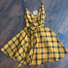 Fits Great, Super Sexy On Perfect For Thanksgiving, The Real Colors Are Like The Last Picture!! Yellow V-neck Mini Dress For Dress Down Occasions, Yellow V-neck Mini Dress For Casual Wear, Plaid Mini Dress For Brunch, Sleeveless Plaid Dress For Date Night, Plaid Sleeveless Dress For Date Night, Plaid V-neck Dress For Day Out, Plaid V-neck Dress For Brunch, Plaid V-neck Brunch Dress, Plaid Mini Dress For Summer Party