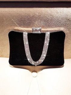 Ladies Mini Clutch Party Bag Fashion Plush Diamond Cross Shoulder Bag Classy Black Glamorous   Fabric Plain Box Bag   Women Bags, size features are:Bust: ,Length: ,Sleeve Length: Purse Ideas, Paper Purse, Cross Shoulder Bags, Glitter Bag, Rhinestone Decor, Red Rhinestone, Evening Clutch Bag, Event Party, Box Bag