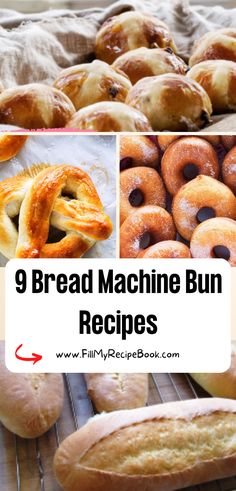 Bread Machine Bun Recipes ideas to create. Homemade way to make dough for hot cross buns, hoagie rolls, english muffins and cinnamon buns. Bread Dough Recipe For Bread Machine, Hot Dog Buns In Bread Machine, Bread Machine Croissant Dough, Bread Machine Pretzels Dough Recipe, Bread Machine Sweet Dough, Bread Machine Bagel Dough, Sub Buns Recipe Bread Machine, Bread Machine English Muffins, Bread Machine Croissants