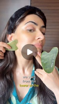 Houseofbeauty®- Skincare, Haircare & FaceYoga on Instagram: "Transform your skincare routine with the power of Jade Gua Sha! 🌟

Learn how to use this ancient tool and reveal its incredible benefits:

Boosts Blood Circulation: Increases oxygen flow for a vibrant complexion.
Reduces Puffiness: Say goodbye to morning bags and hello to refreshed skin.
Lifts and Firms: Regular use can help contour your face for a more youthful appearance.
Enhances Absorption: Improves the effectiveness of your serums and oils.
Promotes Relaxation: Relieves tension and stress

Your journey to glowing skin starts here!

#jadeguasha #skincaretips #beautyrituals #healthyglow #selfcarejourney #jadestone #guasha #faceyogabyvibhutiarora #houseofbeautyindia" How To Use A Jade Gua Sha, His Sha Routine, Jade Face Scraper, Face Yoga Morning Routine, Using A Gua Sha, Easy Gua Sha Routine, Face Massage With Gua Sha, How To Guasha Your Face, Gua Sha Face Lift