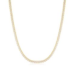 Adina Eden Tennis Choker | Adina Eden's Jewels Elegant Gold Chain Diamond Necklace For Formal Occasions, Elegant Formal Diamond Necklace With Gold Chain, Classic Diamond Tennis Necklace With Chain, Classic Diamond Chain Necklace With Gold Chain, Classic Formal Diamond Choker Necklace, Elegant Wedding Diamond Necklace With Chain, Elegant White Tennis Necklace With Clavicle Chain, Classic Tennis Choker Necklace For Formal Occasions, Classic Diamond Necklace With Gold Chain