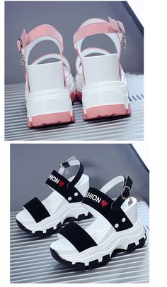 Moipheng Platform Sandals Women 2021 New Summer Chunky High Heels Fema – Rarove Gucci Shoes Women Heels, Slipper Aesthetic, Womens Summer Shoes Sandals, Sandals Design, Casual Shoes Women Sneakers, Summer Shoes Sandals, Girls Winter Boots, Boots Ideas, Nice Sandals