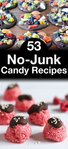 no - junk candy recipes for kids and adults