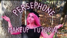 Persephone Makeup/Facepaint Tutorial - YouTube Diy Persephone Costume, Persephone Costume Halloween, Face Paint Cosplay, Hera Costume, Lore Olympus Cosplay, Persephone Makeup, Persephone Cosplay, Persephone Costume, Lore Olympus