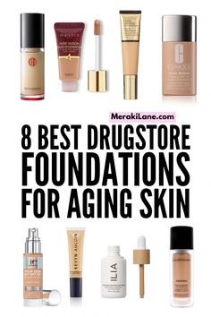 We've curated the best foundations for aging skin to help you get a flawless, youthful finish with the right amount of coverage! Best Cream Foundation, Foundation For Older Skin, Best Foundation For Acne, Best Foundation For Dry Skin, Flawless Foundation Application, Bob Haircuts For Fine Hair, Best Drugstore Foundation, Foundation For Dry Skin, Foundation For Oily Skin