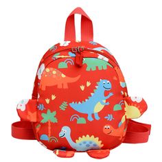 Dinosaur Backpack, Kindergarten Backpack, Childrens Backpacks, Backpack Sport, Cute Dinosaur, Travel Wallets, Cool Cartoons, Childrens Fashion, Cute Pattern