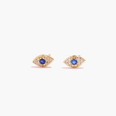 Evil Eye Stud Earrings