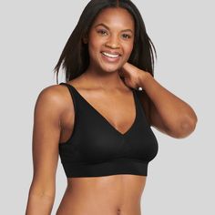 Even better than the light and luxurious feeling of the Jockey Generation? Eco Seamfree Rib Deep V Bralette is knowing it?s made from 75percent recycled nylon to reduce landfill waste and help protect our planet. The soft, stretchy rib knit glides smoothly over your curves, while the wide, jersey underband lends natural-looking, gentle uplift and comfortable, wire-free support. And because it?s Seamfree, it won?t show under your more fitted fashions. Like every Jockey Generation? product, this b Target Gift Card, Athleisure Women, Heavy Coat, High Impact Sports Bra, Fitting Dress, Seamless Sports Bra, Form Fitting Dress, Black Bralette, Black Sports Bra