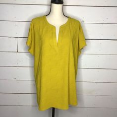 New Alfani Shoulder Tunic Blouse Gold Yellow Women's Xl New Without Tags. Note Original Tag Did Come Off. Only Tag Is A Reprint From The Original Department Store. Please See Pics For Details And Measurements. Gold Blouse, Tunic Blouse, Gold Yellow, Department Store, The Original, Tunic Tops, Womens Tops, Tags, Yellow