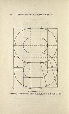 the diagram shows how to make show cards with numbers and shapes in it, as well as lines