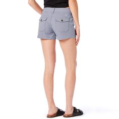 Juniors' Unionbay Delaney Stretch Midi Shorts | Kohls Summer Shorts With Hip Pockets And 5-inch Inseam, Fitted Shorts With Pockets And 5-inch Inseam, Mid-rise Summer Shorts With Patch Pockets, Mid-rise Shorts With Patch Pockets For Summer, Cargo Pocket Jean Shorts, Mid-rise Cotton Bermuda Shorts With Pockets, Fitted Shorts With Patch Pockets, Mid-rise Shorts With Hip Pockets For Spring, Spring Mid-rise Shorts With Hip Pockets