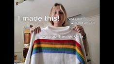 DIY HOW TO ALTER A KNIT TURTLENECK | From Neck Brace to Neck Space Neck Brace, New Sweater, Knit Turtleneck, Picture This, Braces, Turtle Neck, Money, Sewing, Knitting