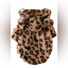 an animal print scarf on a white background