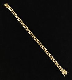 "6.7mm All Shiny Mens Miami Cuban Bracelet Box Clasp Lock Real 14K Yellow Gold * Metal : Real 14K Yellow Gold, (Properly Stamped, 14K) * Condition : Brand New * Finish : Polished * Weight : Apox 12 gram * Length : 8 inches * Width : 6.7mm * Clasp/Bail : Box Clasp Lock These Chains are 100% Authentic 10K Gold \"Not Plated or Filled\" This is a Beautiful Genuine Real 10K Solid Gold Miami Cuban Chain and Will look Great on Men & Women. Bosphorusgold" Cuban Chain Bracelet, Cuban Bracelet, Bracelet Box, Gold Armband, Miami Cuban, Box Clasp, Cuban Chain, Chain Link Bracelet, 10k Gold