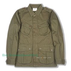 Herringbone Multi-pocket Men's Hunting Jacket TCU Jungle Combat Jacket Work Coat   Color:Blue  Green Size:S-2XL Material:Polyester        Payment 1. Payment must be made within 7 days of auction closing (Unpaid dispute will automatically open when item is not paid in 7 days). 2. PLEASE NOTE: SHIPPING&HANDING DOES NOT INCLUDE DUTIES, LOCATL TAXES OR ANY OTHER IMPORTATION FEES. 3. Please list your special requests (color, packages, value of declaration, etc.) in the EBAY NOTES SECTION when you make payment Shipping 1. We Ship to Worldwide 2. We ship your orders within 5 business days after the payment cleared. 3. Item shipped from China via china Post Airmail, reach most of the countries within 3 to 5 weeks. 4. Delivery time depends on destination and other factors, it may takes up to 25 day Khaki Military Outerwear With Pockets, Military Style Utility Jacket With Pockets, Military Style Long Sleeve Utility Jacket With Pockets, Long Sleeve Military Utility Jacket With Pockets, Khaki Long Sleeve Utility Jacket With Multiple Pockets, Khaki Military Outerwear With Patch Pockets, Military Style Outerwear With Patch Pockets, Utility Outerwear With Pockets For Hunting, Khaki Utility Jacket With Patch Pockets