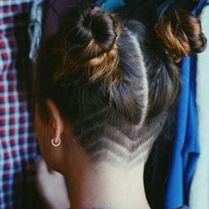 Undercut Long Hair Design, Unique Undercut, Undercut Ponytail, Long Hair Designs, Undercut Hairstyles Women, Undercut Long Hair, Undercut Designs, Undercut Styles