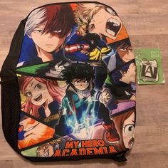 *** Brand New Never Used My Hero Academia Backpack*** Has Side Pockets And A Padded Back For Comfort. Mha Backpack, Academia Accessories, Academia Backpack, Dora Backpack, Pink Bookbag, Pokemon Backpack, Puppy Bag, Butterfly Backpack, North Face Borealis