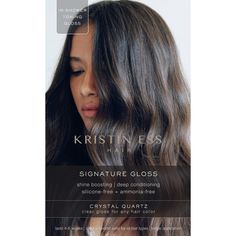 Kristin Ess Hair Signature Gloss Temporary Hair Color - Crystal Quartz Kristin Ess Hair, Healthy Hair Colors, Kristin Ess, Liquid Hair, Hair Gloss, White Blonde Hair, Short Brown Hair, Temporary Hair Color, Strawberry Blonde Hair