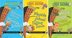 the book cover for wayside school falling down by louis sachely, illustrated by adam mcaley