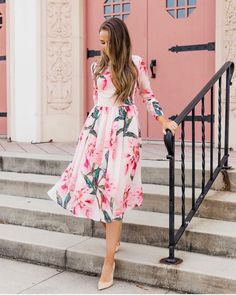 Easter Dresses For Women, Diy Dresses, Easter Dresses For Toddlers, Floral Chiffon Dress, Chiffon Floral, Easter Outfit, Easter Dress, Diy Dress, Floral Chiffon