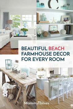 beautiful beach farmhouse style decor for every room