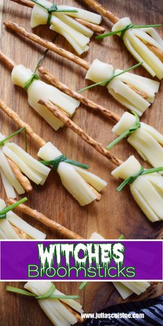 Witches Broomsticks Witches Broomstick, Fun Halloween Snacks, Harry Potter Marathon, Halloween Appetizers Easy, Harry Potter Theme Birthday