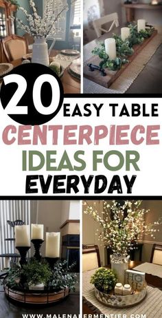 the top 20 easy table centerpiece ideas for every day