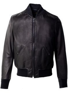 Classic Leather Varsity Jacket For Winter, Fall Leather Varsity Jacket With Padded Collar, Leather Varsity Jacket With Padded Collar For Fall, Classic Black Leather Varsity Jacket, Ma 1 Jacket, Leather Jacket Men, Knit Cuff, Leather Jackets, Cowhide Leather