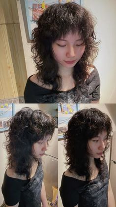 Instagram : Haircut @9hahoi  https://www.instagram.com/9hahoi/ #hair #shorthair #hairstyle  #haircut #hairstylist #mullet  #hairdesign #hanoi #vietnam #vietnamese #so9hahoi #xomhahoi #9xomhahoi #9hahoi Curly Octopus Haircut, Hairstyles For Medium Length Layered Hair, Korean Shaggy Haircut, 180 Haircut, 3a Haircut, Curly Jellyfish Haircut, Curly Punk Hair, Jellyfish Haircut Curly, Mullet Curly Hair