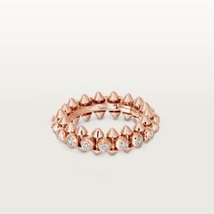 Cartier Diamond Rings, Cartier Gold, Pink Diamond Ring, 18k Gold Bracelet, 18k Gold Necklace, 18k Gold Earrings, Cartier Jewelry, Ladies Diamond Rings, Ring Rose Gold