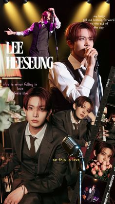 the poster for lee heeng's upcoming album