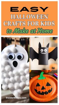 halloween crafts for kids to make at home